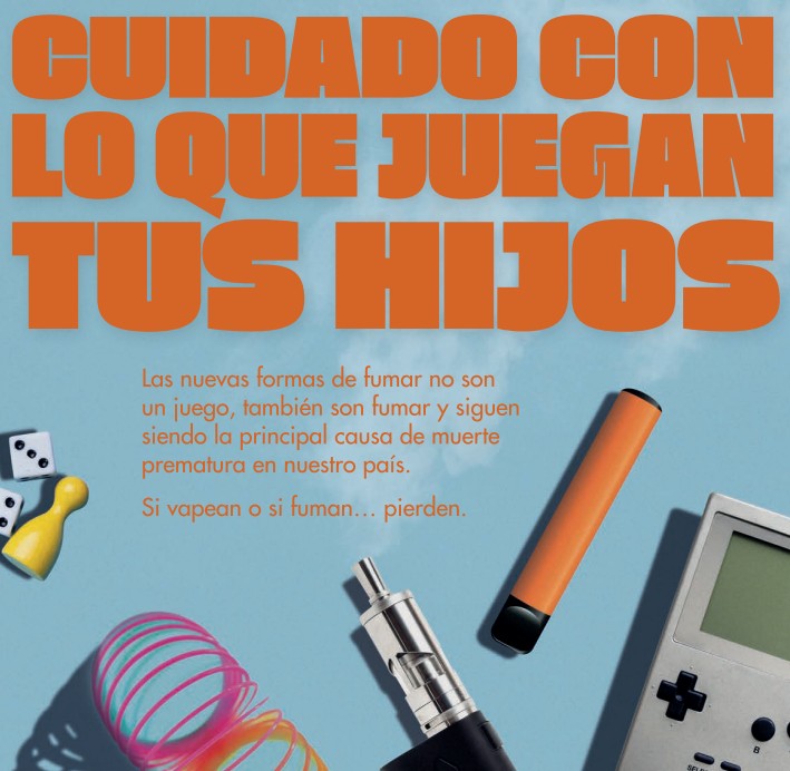 Campaña Si fumas o vapeas, pierdes 2024