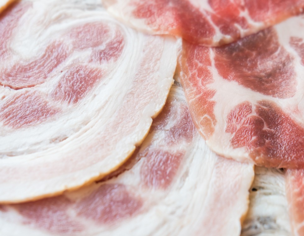 Fotografía del embutido con listeria